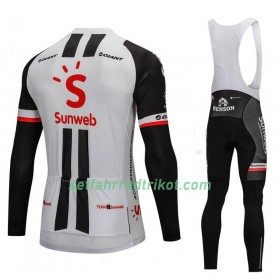 Radbekleidung Radtrikot Langarm + Lang Trägerhose 2018 Team Sunweb N001